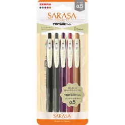 Zebra | Set de Bolígrafos Sarasa Vintage (colores nuevos)