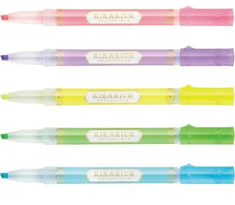 Zebra | Set de Subrayadores con Purpurina Kirarich