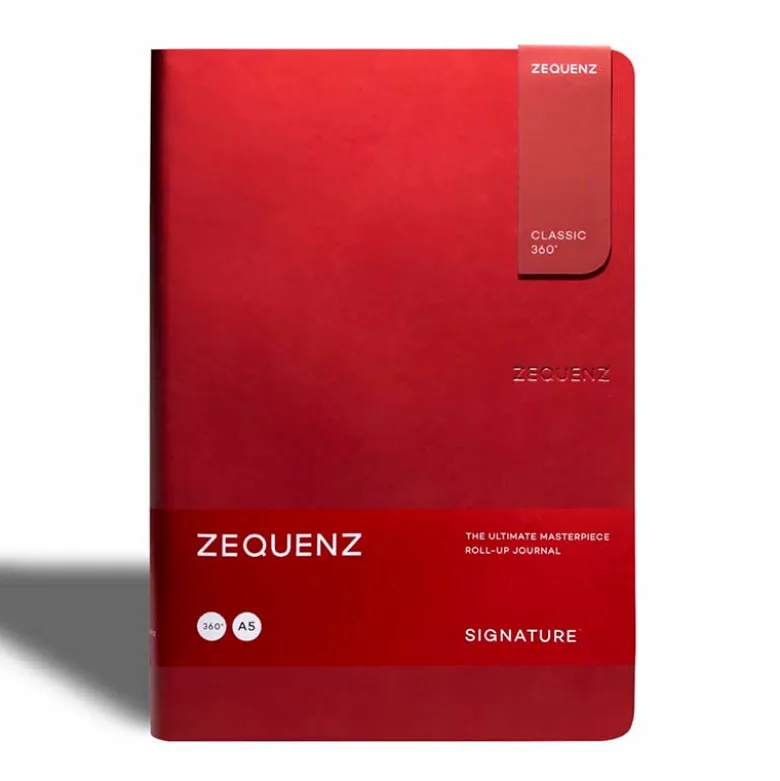 Zequenz | Cuaderno Signature Classic A5 Red (Cuadros)